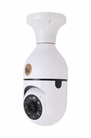 Akıllı Kamera Wifi Kamera Duylu Ampul Görünümlü 360 Derece Dönebilen Ev Kamerası - Lisinya