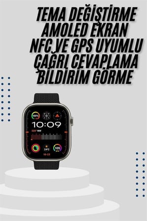 Akıllı Saat Uyku ve Sağlık Takibi GPS Uyumlu Tema Değiştirme - Lisinya