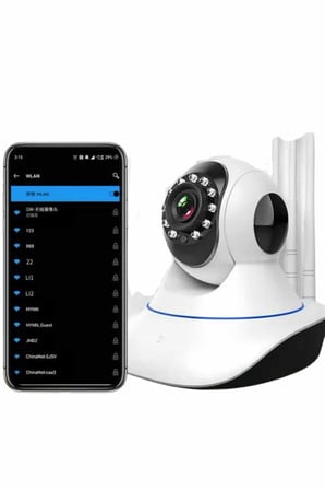 Akıllı Gece Görüşlü Sensörlü Wifi Kamera Telefondan Takip Edilebilir - Lisinya