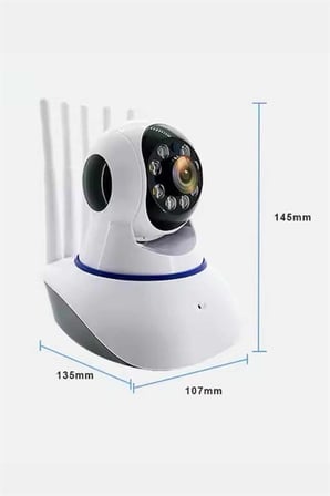 Akıllı Gece Görüşlü Sensörlü Wifi Kamera Telefondan Takip Edilebilir - Lisinya