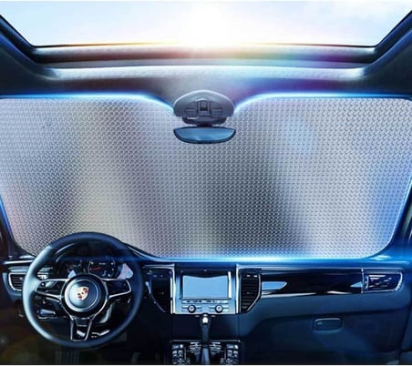 Araç Ön Cam Güneşlik UV ve Isı Koruma Katlanabilir Toyota Corolla Skoda Superb Dacia Duster Ford Foc