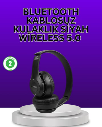 Kablolu & Kablosuz Kullanım Seçeneği Sunan Stereo Bluetooth Kulaklık - Lisinya