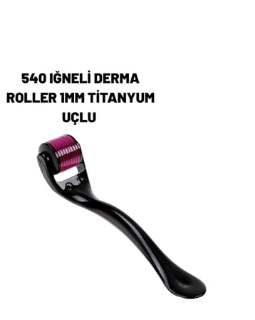 Ev Tipi Mikro İğneli Cilt Bakım Aleti – 1 mm Titanyum Roller - Lisinya