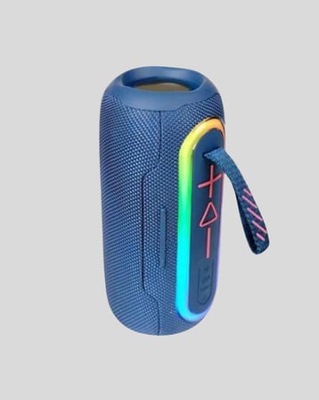Mini Mavi Bluetooth Hoparlör Şık Görünüm ve Taşınabilir Güçlü Ses - Lisinya