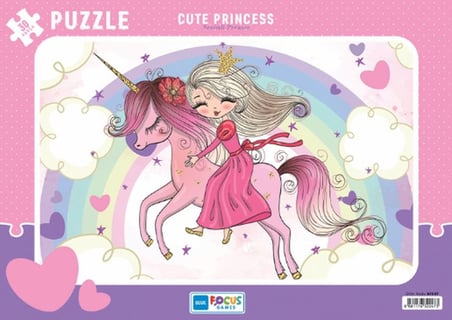 Blue Focus Cute Princess (Sevimli Prenses) - Puzzle 30 Parça