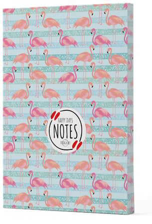 Flamingo 1 - Yan Baskılı Çizgili Defter
