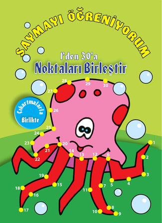 Saymayı Öğreniyorum 1'den 30'a Noktaları Birleştir