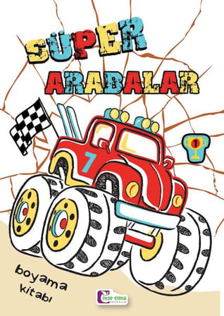 Süper Arabalar Boyama Kitabı