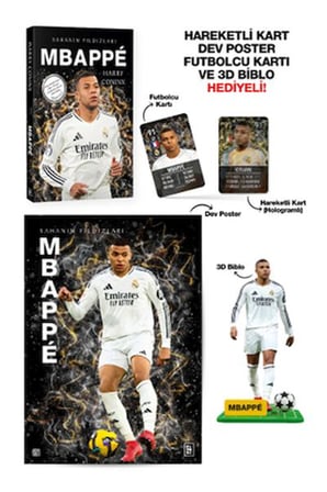 Mbappé - Sahanın Yıldızları - 3D Biblo Hediyeli!