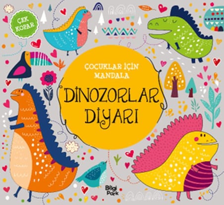 Çocuklar İçin Mandala - Dinozorlar Diyarı