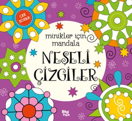 Minikler İçin Mandala - Neşeli Çizgiler