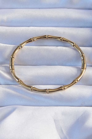 316L Çelik Gold Renk Kemik Model Bileklik - Lisinya