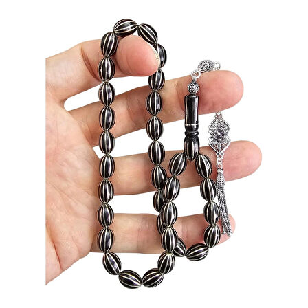 ​12'li Karpuz Yarma Gürcü Taşı Tesbih Lt1423