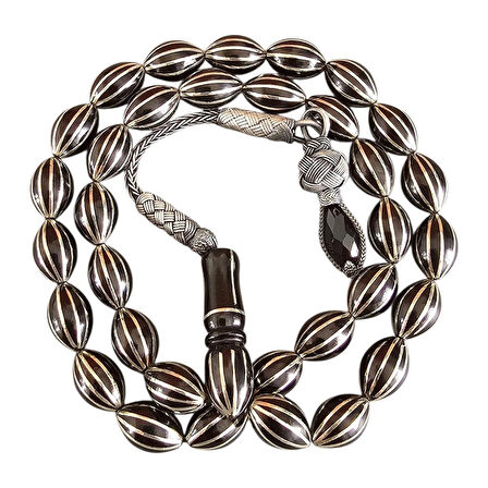 ​12'li Karpuz Yarma Gürcü Taşı Tesbih Lt1436