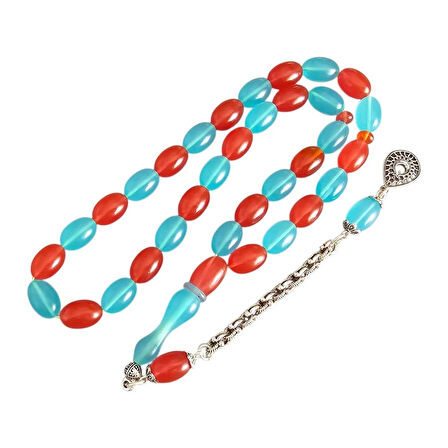 ​Çift Renk Uçak Camı Tesbih Lt1455