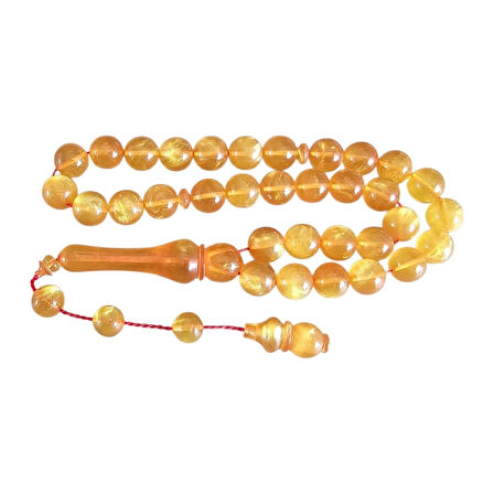 ​Simli Sıkma Kehribar Tesbih Lt1463