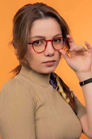 Lucia Kırmızı Unisex Bilgisayar Ekran Gözlüğü