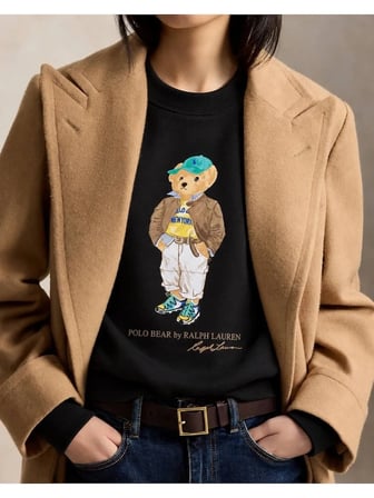 Polo Ralph Lauren Polo Bear Bisiklet Yaka Sweatshirt