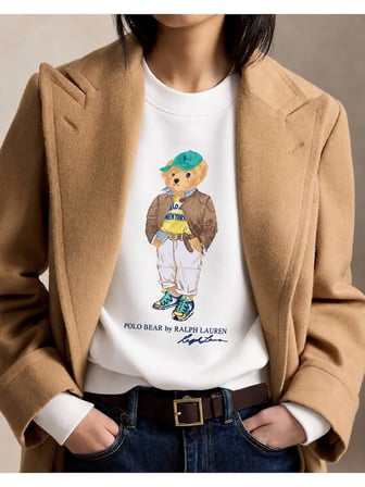 Polo Ralph Lauren Polo Bear Bisiklet Yaka Sweatshirt