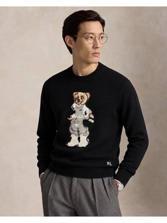 Polo Ralph Lauren Polo Bear Siyah Triko Kazak