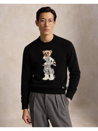 Polo Ralph Lauren Polo Bear Siyah Triko Kazak