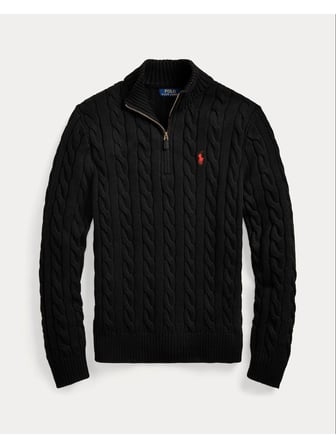 Polo Ralph Lauren Yarım Fermuar Triko Kazak