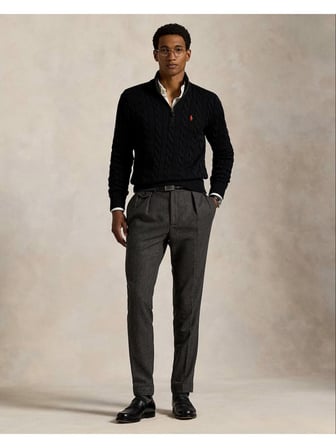 Polo Ralph Lauren Yarım Fermuar Triko Kazak