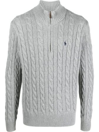 Polo Ralph Lauren Yarım Fermuar Triko Kazak