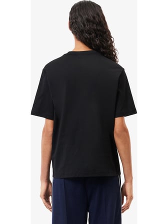 Lacoste Kadın Regular Fit Bisiklet Yaka T-Shirt