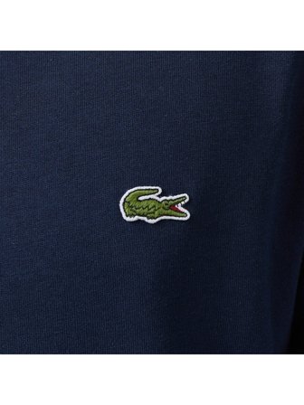 Lacoste Erkek Regular Fit Bisiklet Yaka Renk Bloklu Lacivert T-Shirt