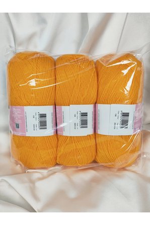 LUX BABY Portakal Kabuğu El Örgü İpi Art NO:3010 - Nm:3.4 - 100gr. 340mt. (3 Adet) - Renk: 139