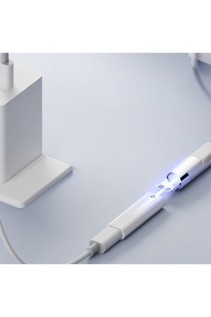 iPad için Uygun, USB-C'den Kalem Dönüştürücü Kaleme Şarj Adaptörü