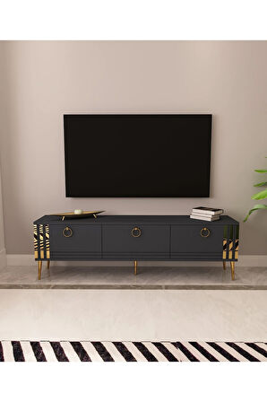 Altın Tv Ünitesi | Antrasit - Antrasit