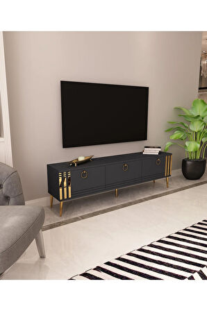 Altın Tv Ünitesi | Antrasit - Antrasit