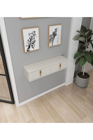 Skys Duvara Monte Dresuar | Bej - Bej