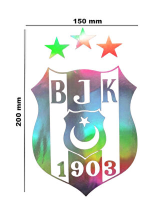 BJK Hologram Sticker 1