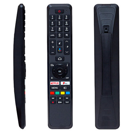 Vestel RC 43161 Netflix-Play-Mikrofon Tuşlu Ses Komutlu Lcd-Led Tv Kumanda 