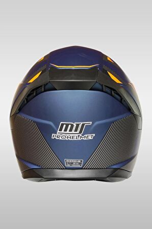 MTS M-910 Motosiklet Kaskı Blue