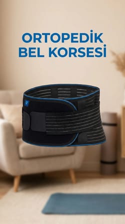 Unisex Ayarlanabilir Ortopedik Bel Destekli Çalışma Korsesi