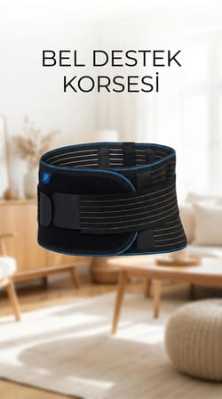 Unisex Ayarlanabilir Nefes Alabilir Ortopedik Bel Destekli Çalışma Korsesi