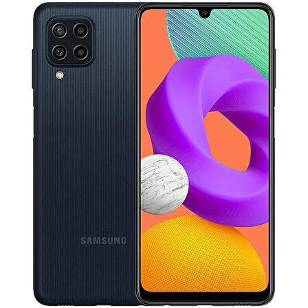 Yenilenmiş Samsung Galaxy M22 128 GB Siyah Cep Telefonu (12 Ay Garantili) - C Kalite
