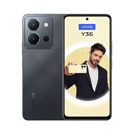 YENİLENMİŞ VIVO Y36 256GB SİYAH CEP TELEFONU (12 AY GARANTİLİ) - B KALİTE