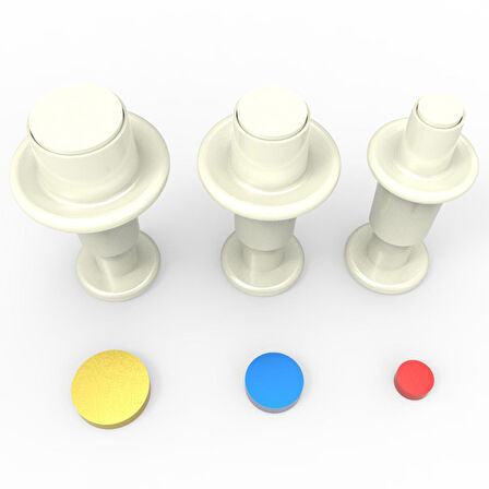 Yuvarlak Mini Enjektör 3'lü