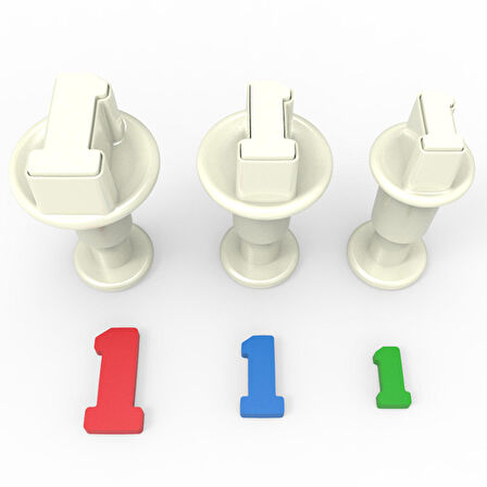 1 Rakam Mini Enjektör 3'lü