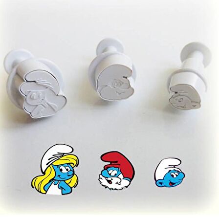 Şirinler Mini Enjektör 3'lü