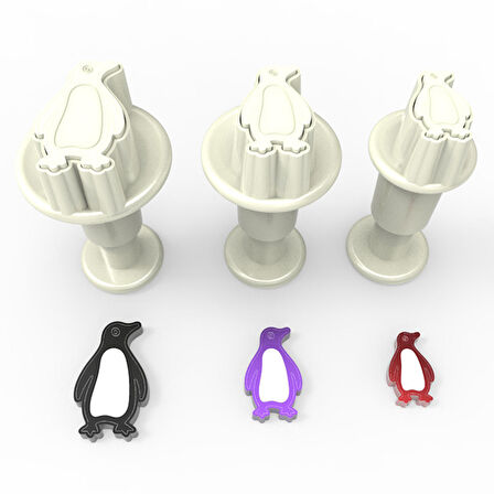 Penguen Mini Enjektör 3'lü