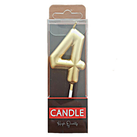 Pasta Mumu - Altın - 4 Rakamı