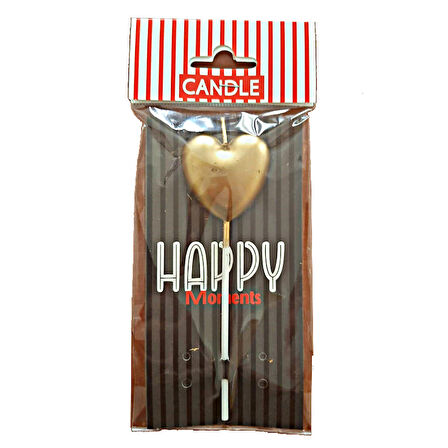 Pasta Mumu - Altın - Kalp