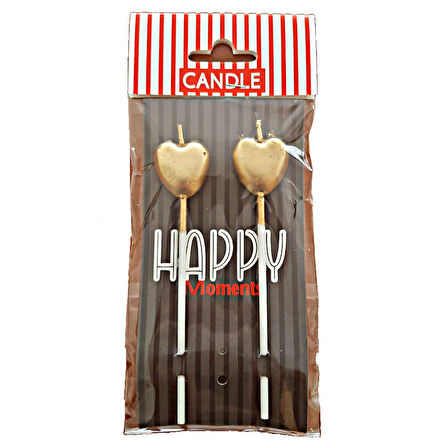 Pasta Mumu - Altın - Kalpler