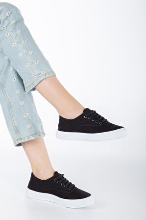 Siyah Kadın Spor Ayakkabı